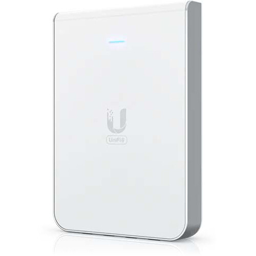 Ubiquiti UniFi6 In-Wall U6-IW-US wall-mounted Wi-Fi 6 access point with built-in PoE switch — view 2