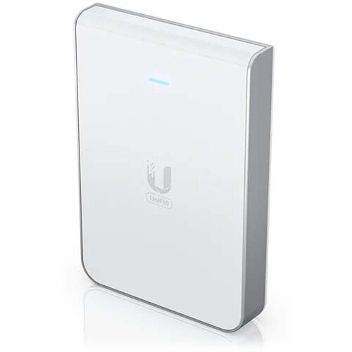 Ubiquiti UniFi6 In-Wall U6-IW-US wall-mounted Wi-Fi 6 access point with built-in PoE switch — view 3