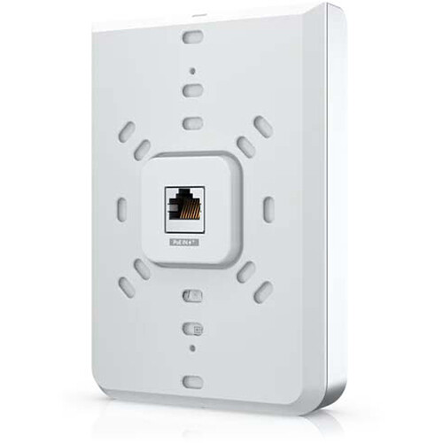 Ubiquiti UniFi6 In-Wall U6-IW-US wall-mounted Wi-Fi 6 access point with built-in PoE switch — view 5