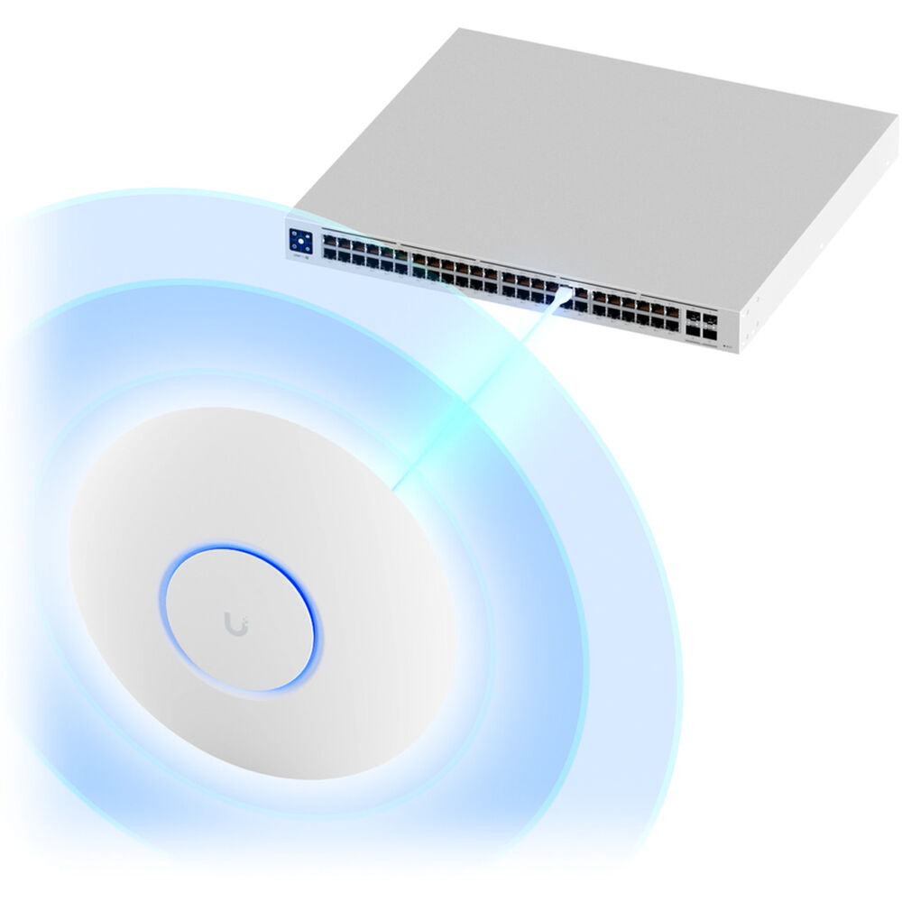 UniFi U6+ compact Wi-Fi 6 PoE access point for indoor enterprise deployments — view 12
