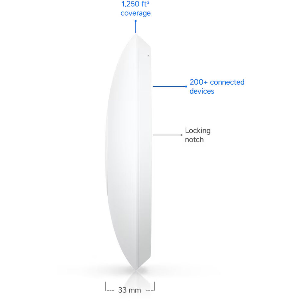 Ubiquiti U7 Lite ceiling-mounted Wi-Fi 7 indoor access point with 2.5 GbE uplink — view 8