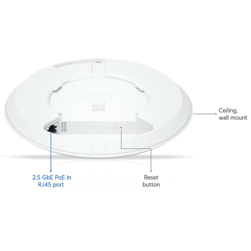 Ubiquiti U7 Lite ceiling-mounted Wi-Fi 7 indoor access point with 2.5 GbE uplink — view 9