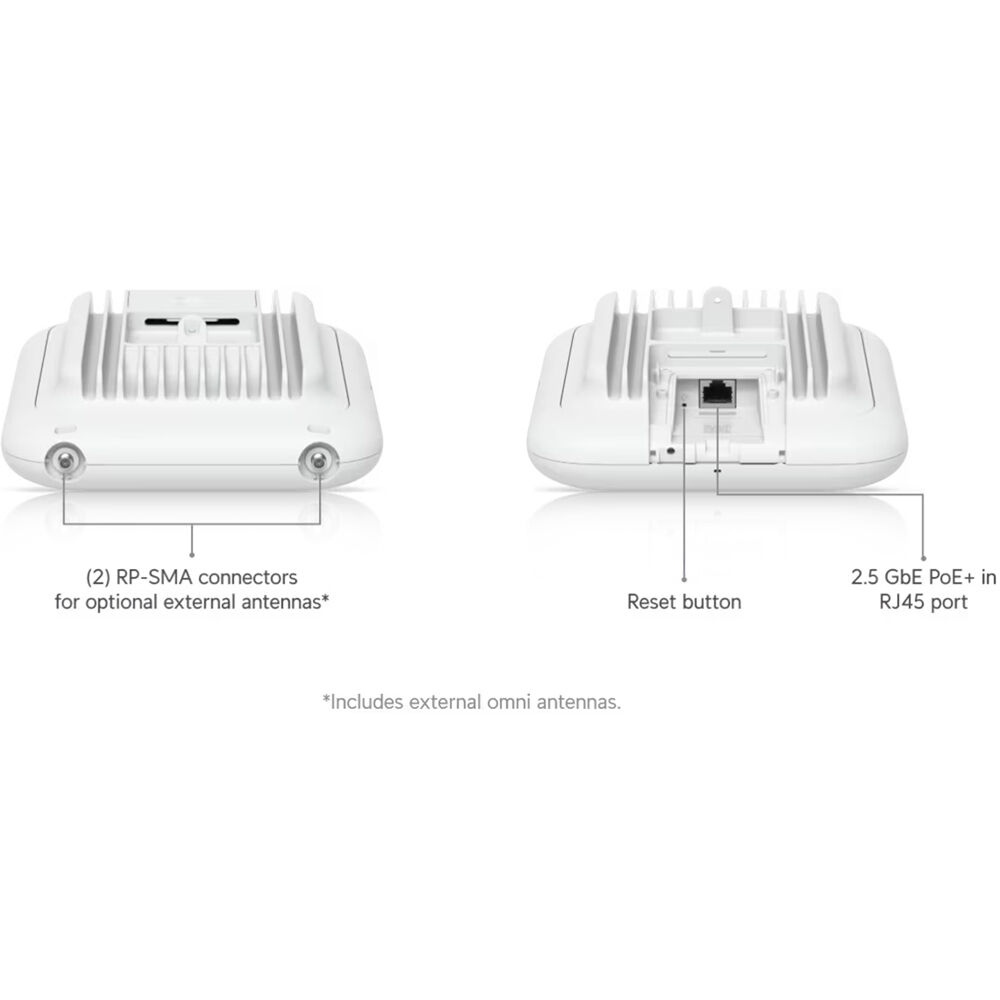 Ubiquiti U7 Pro Outdoor Wi‑Fi 7 outdoor access point with IP67 protection and external antennas — view 15