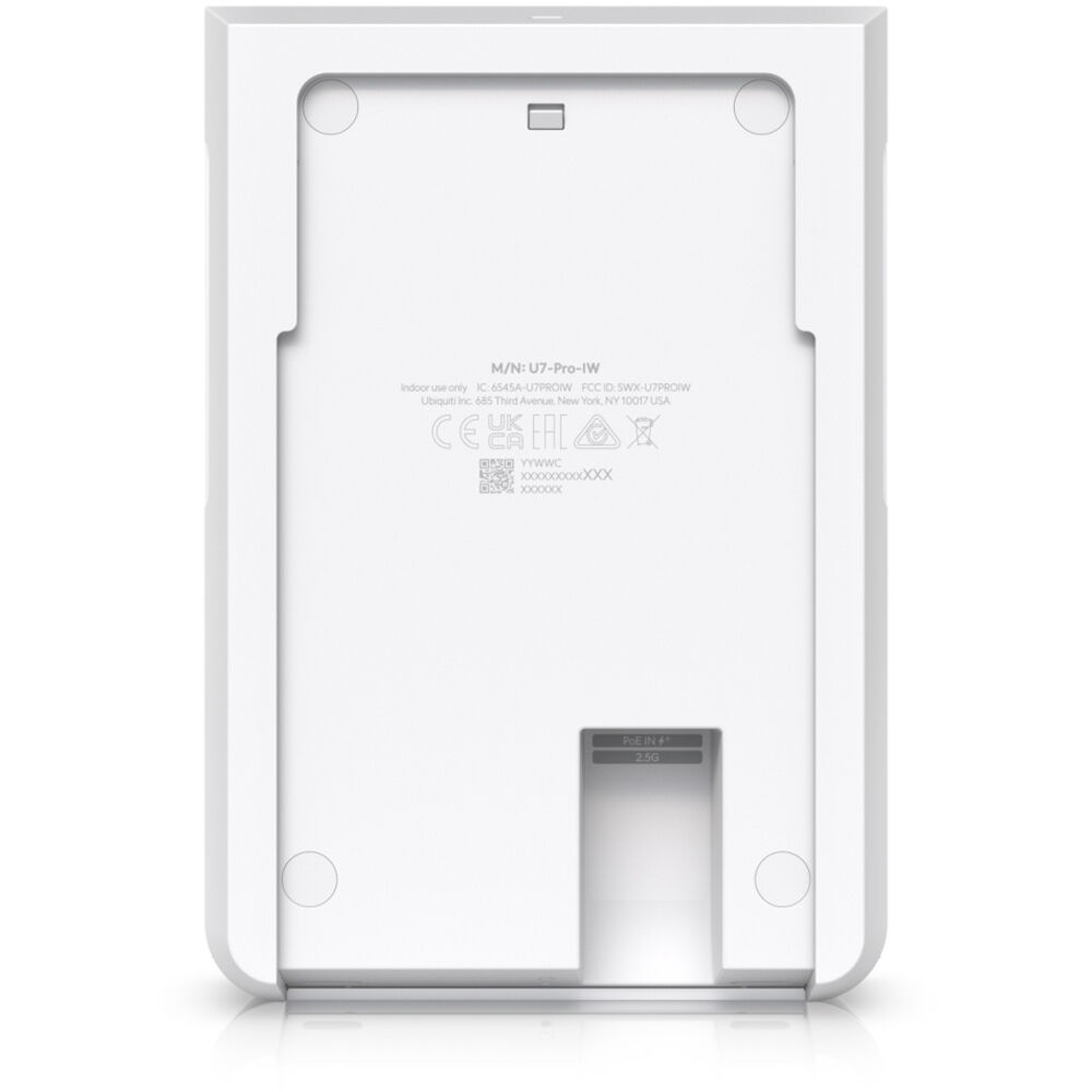 Ubiquiti U7 Pro Wall wall-mounted Wi-Fi 7 access point with 6 GHz support — view 7