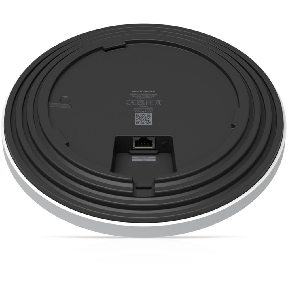 Ubiquiti U7 Pro XG ceiling-mounted Wi-Fi 7 access point with 10 GbE uplink — view 3