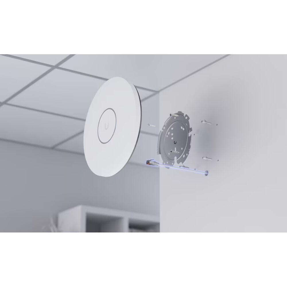 Ubiquiti U7 Pro XGS ceiling-mounted Wi‑Fi 7 indoor access point with 10GbE uplink — view 11