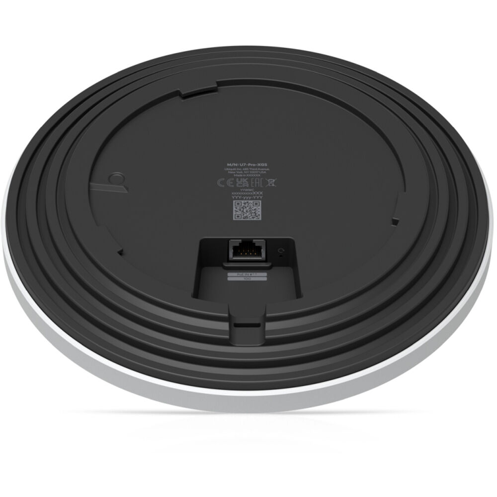 Ubiquiti U7 Pro XGS ceiling-mounted Wi‑Fi 7 indoor access point with 10GbE uplink — view 3