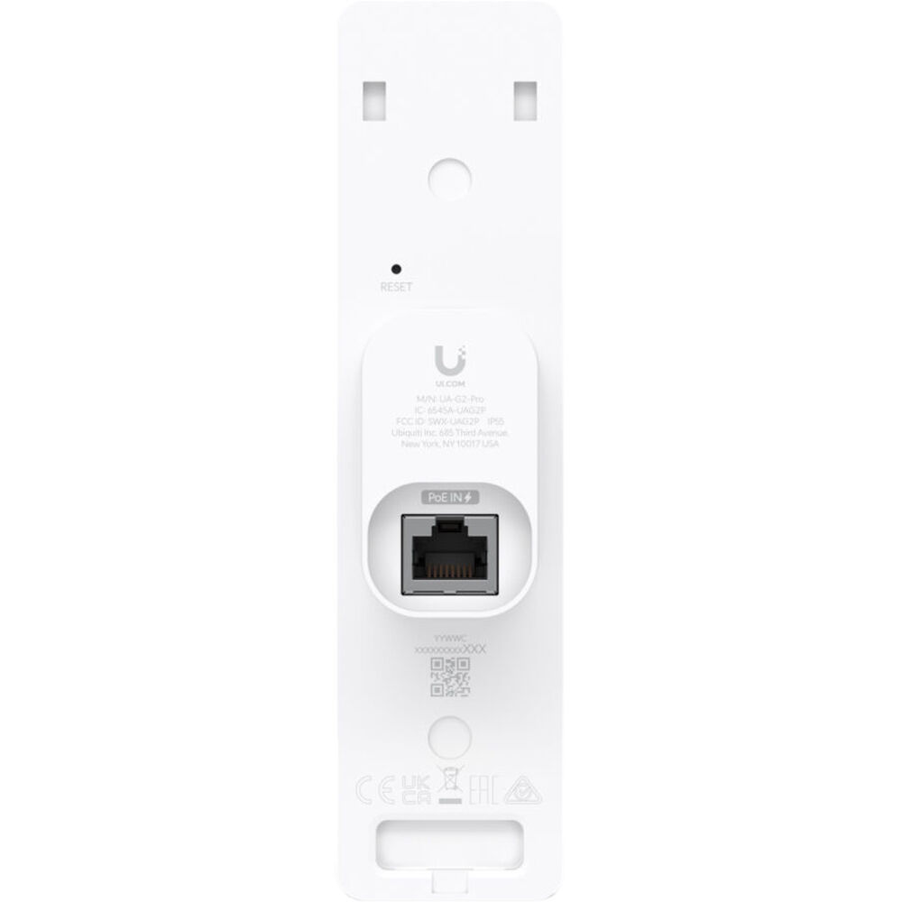 Ubiquiti Access Reader G2 Professional NFC door reader with camera, PoE power, and IP55 weather resistance — view 3