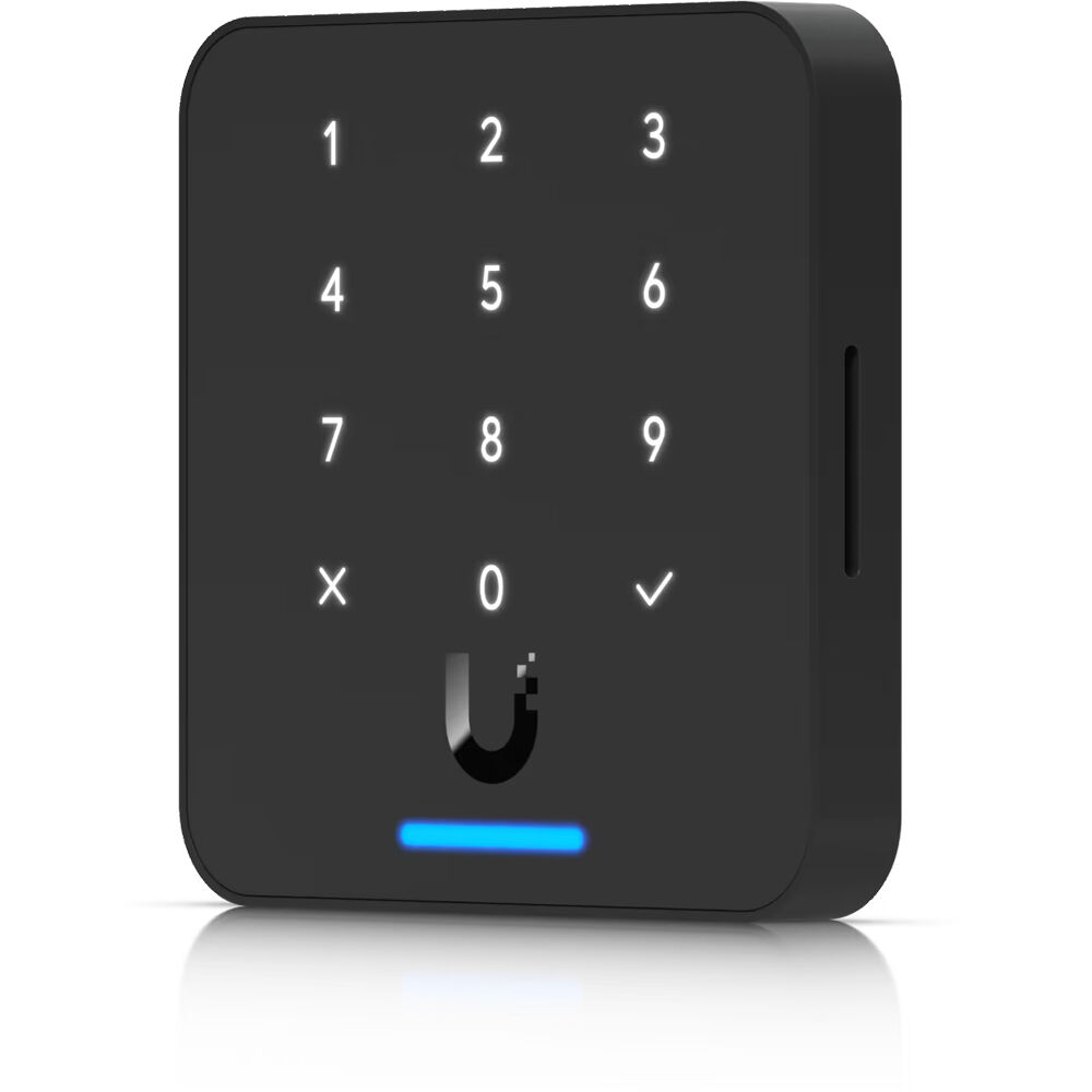 Ubiquiti Reader Flex UA-G3-FLEX-B NFC badge reader with keypad for access control — view 2