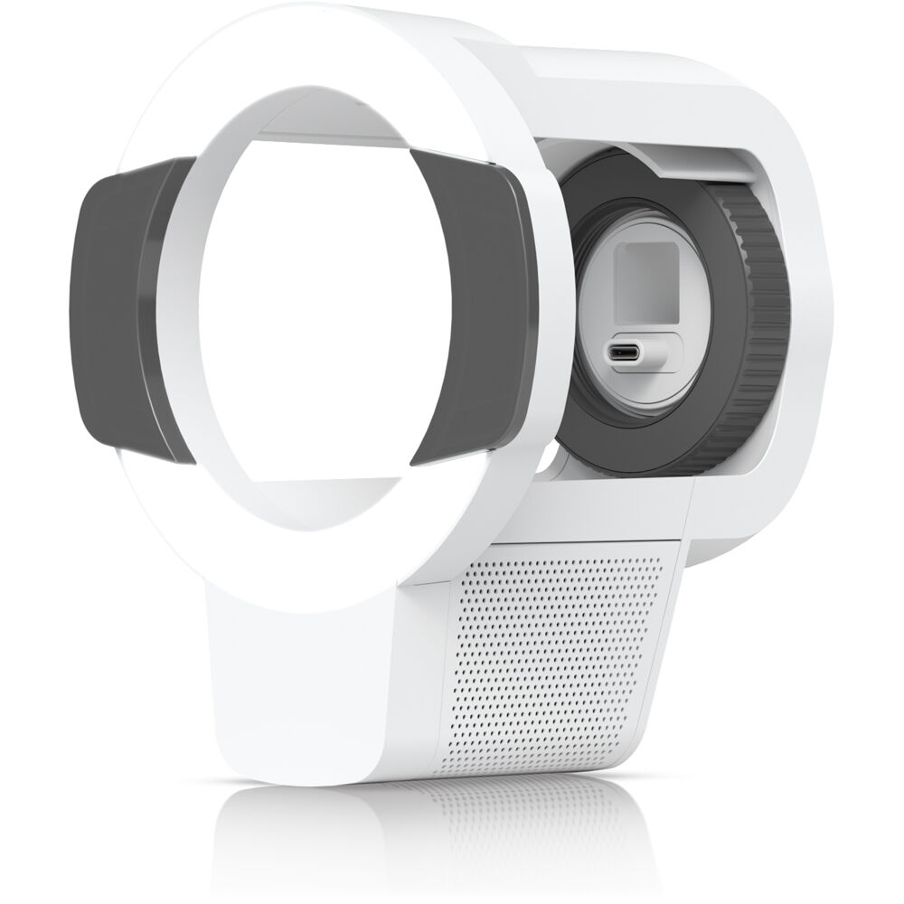 Ubiquiti AI Enhancer White accessory for AI Pro camera with long-range IR LED, floodlight, and radar detection — view 2