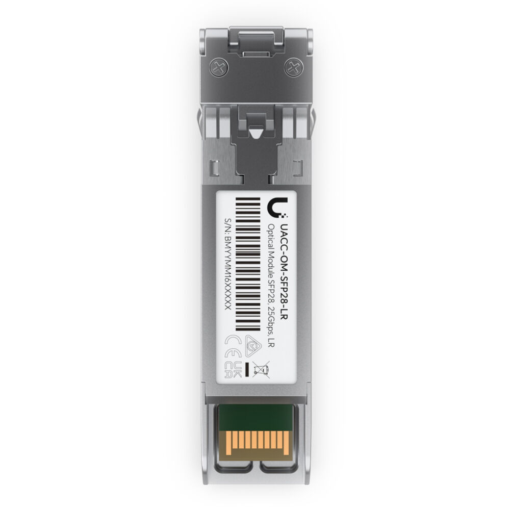 Ubiquiti UACC-OM-SFP28-LR 25 Gbps single-mode SFP28 optical module with LC duplex connector — view 3