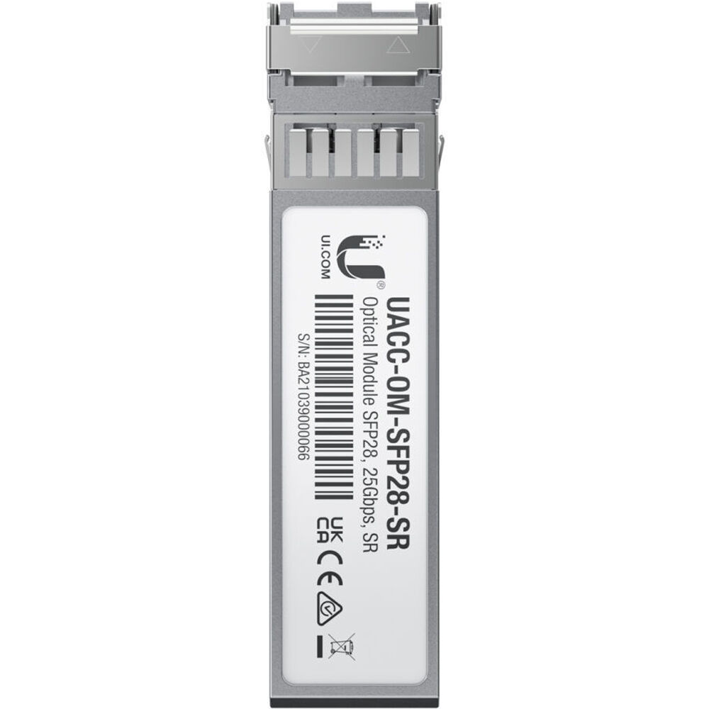 Ubiquiti UACC-OM-SFP28-SR 25 Gbps multimode SFP28 optical module with LC duplex connector — view 3