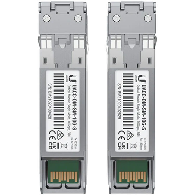 Ubiquiti UACC-OM-SM-10G-S-2 10 Gbps single-mode SFP+ optical module 2-pack — view 3
