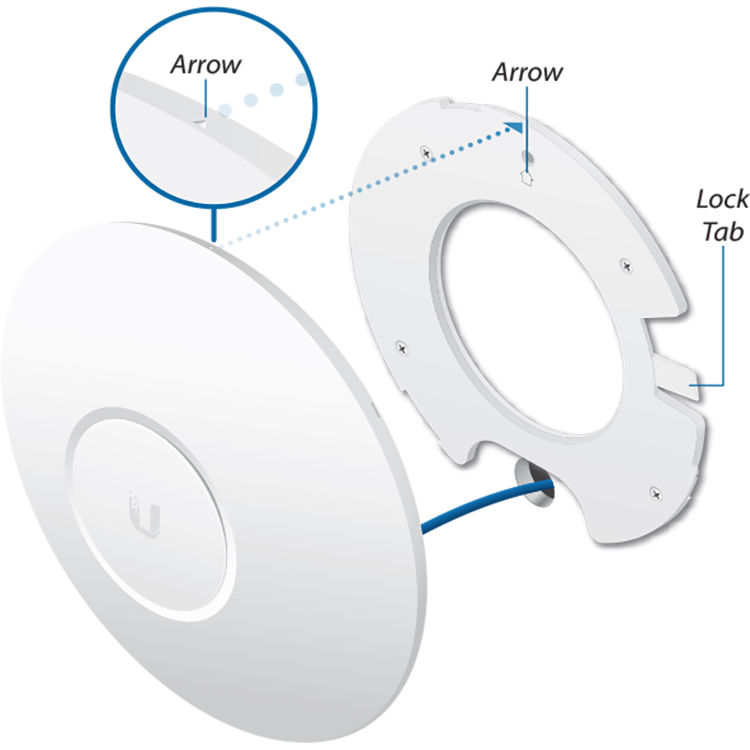 UniFi AP AC Wave 2 indoor access point with security radio and BLE support — view 11