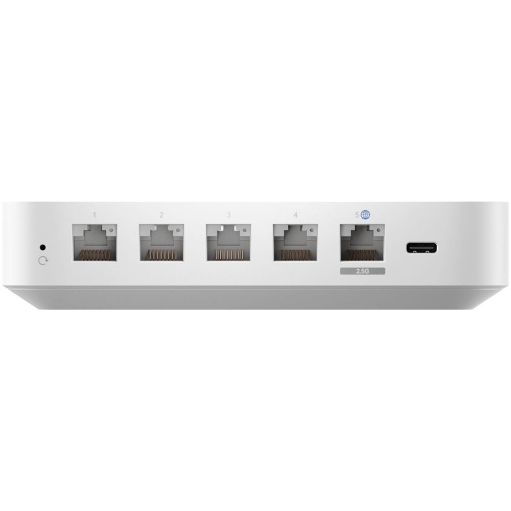 Ubiquiti Cloud Gateway Ultra compact UniFi multi-WAN gateway with Gigabit Ethernet for branch network security — view 3