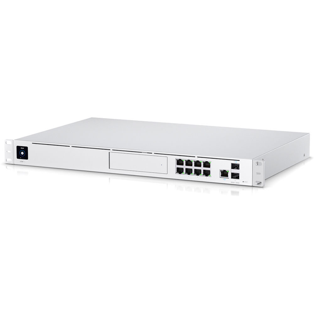 Ubiquiti UniFi Dream Machine Pro 1U rack mount network gateway with 10 Gbps uplink and HDD expansion — view 2