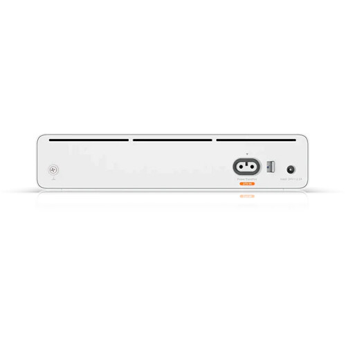 Ubiquiti UISP Console host console with 8 GbE LAN ports, 10G SFP+ LAN, and dual WAN connectivity — view 4