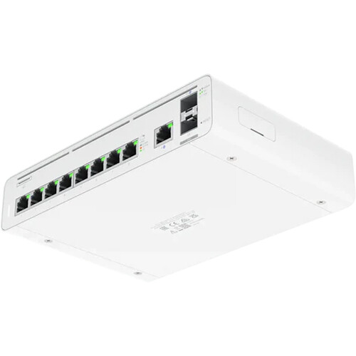 Ubiquiti UISP Console host console with 8 GbE LAN ports, 10G SFP+ LAN, and dual WAN connectivity — view 6