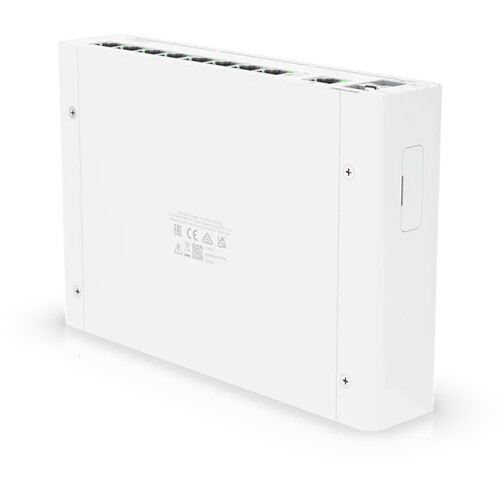 Ubiquiti UISP Console host console with 8 GbE LAN ports, 10G SFP+ LAN, and dual WAN connectivity — view 7