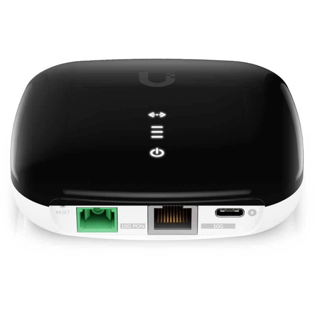 Ubiquiti UISP Fiber XGS PON CPE compact fiber ONT with 10GbE RJ45 port — view 2