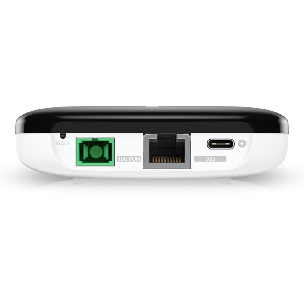 Ubiquiti UISP Fiber XGS PON CPE compact fiber ONT with 10GbE RJ45 port — view 3