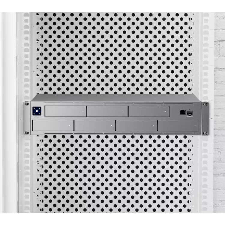 Ubiquiti UNAS Pro 2U rack-mount NAS with 7 drive bays for large-scale file storage — view 6
