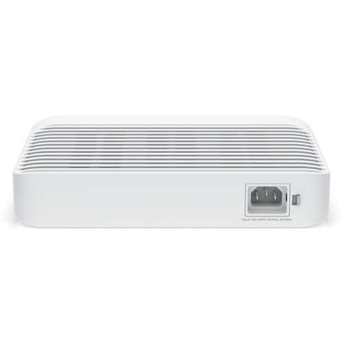 Ubiquiti Switch Enterprise 8 PoE with 8 2.5GbE PoE+ ports, 2 10G SFP+ uplinks, and touchscreen display — view 6