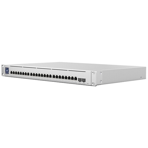 Ubiquiti Switch Enterprise XG 24 1U rack mount Layer 3 switch with 24 10GbE RJ45 ports and 2 25G SFP28 uplinks — view 2