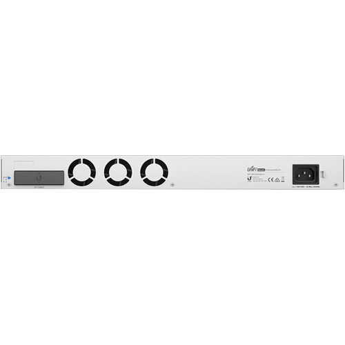 Ubiquiti Switch Enterprise XG 24 1U rack mount Layer 3 switch with 24 10GbE RJ45 ports and 2 25G SFP28 uplinks — view 4