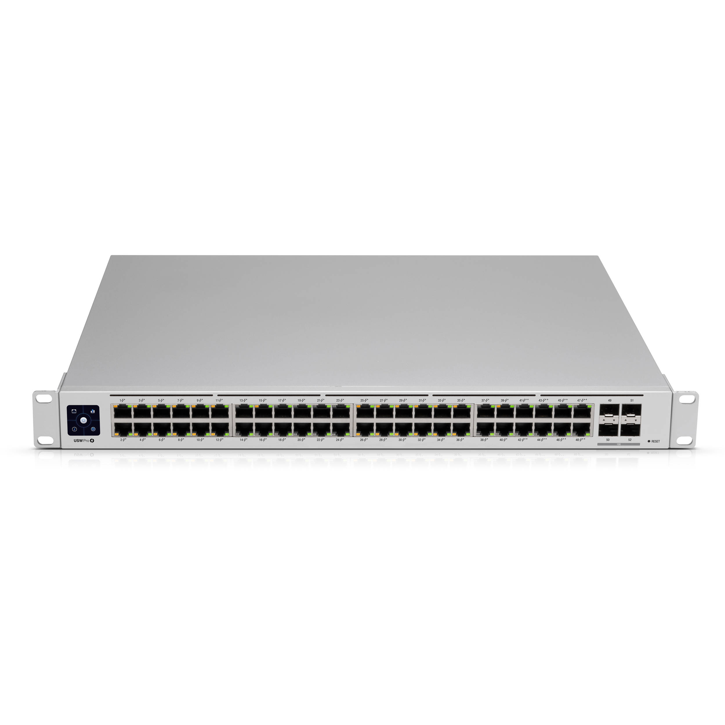 Ubiquiti UniFi USW-PRO-48-POE 48-port Gigabit PoE switch with 4 SFP+ uplinks — view 2