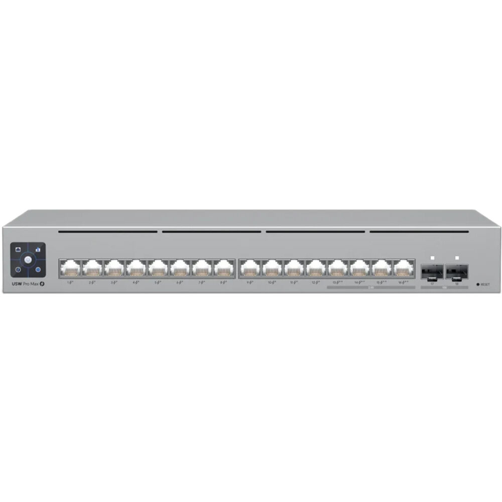 Ubiquiti Pro Max 16 PoE 16-port 2.5 GbE Layer 3 switch with PoE++ — view 2