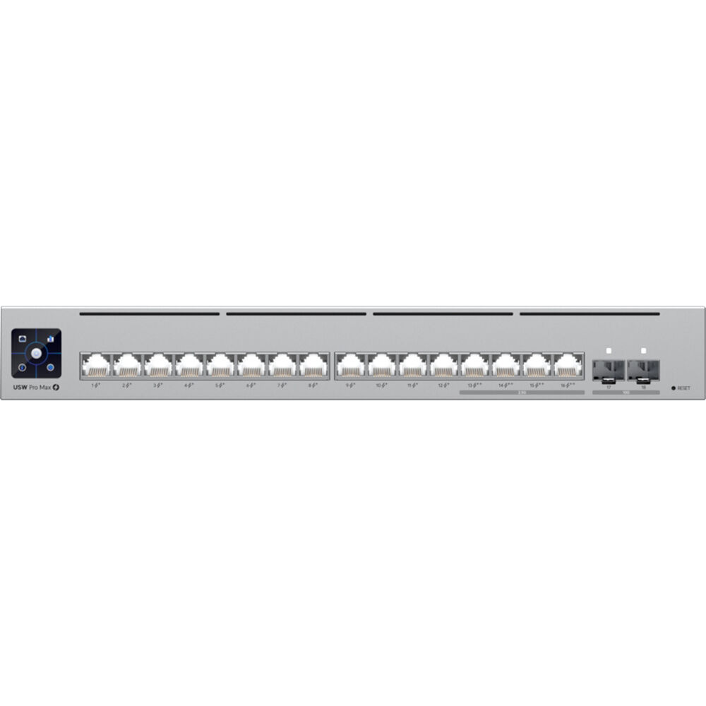 Ubiquiti Pro Max 16 PoE 16-port 2.5 GbE Layer 3 switch with PoE++ — view 4
