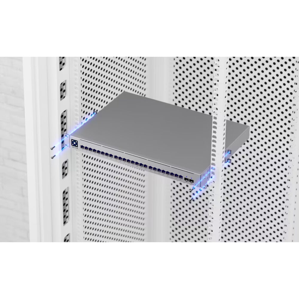 Ubiquiti UniFi Pro Max 24 Port PoE switch with multi-gigabit ports and Etherlighting — view 12