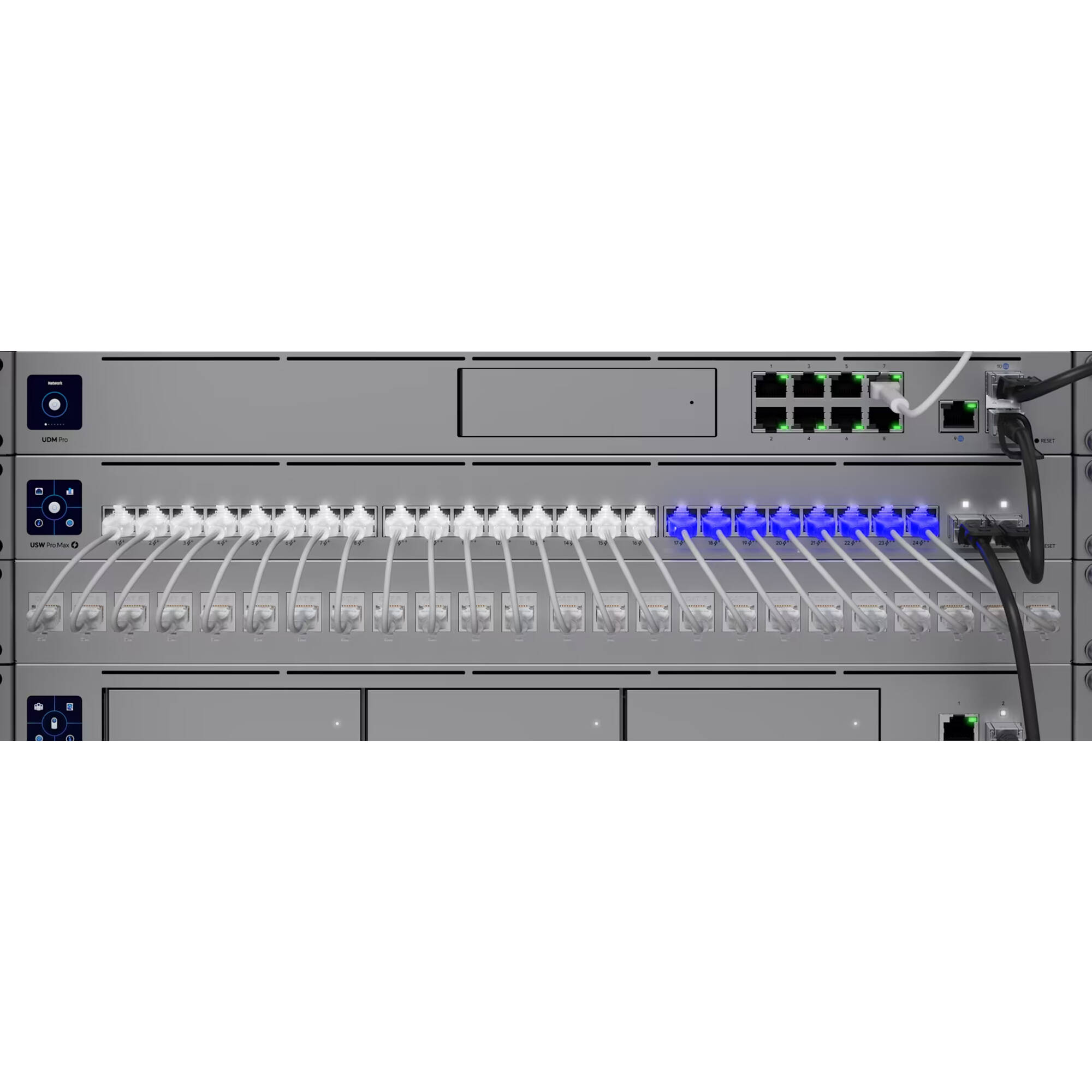 Ubiquiti UniFi Pro Max 24 Port PoE switch with multi-gigabit ports and Etherlighting — view 13
