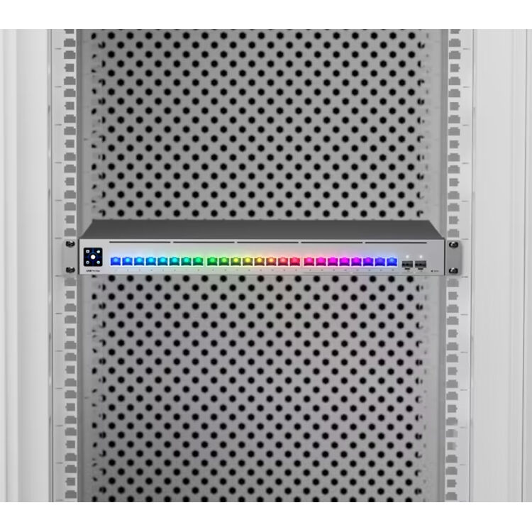 Ubiquiti Pro Max 24 Layer 3 UniFi switch with 24 x 2.5 GbE RJ45 ports and Etherlighting indicators — view 11