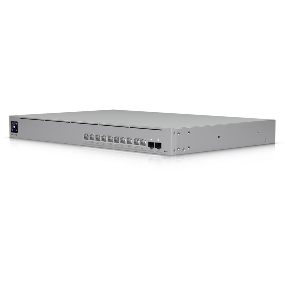 Ubiquiti Pro XG 10 PoE 1U Layer 3 switch with 10 10GbE PoE++ ports and 2 SFP+ uplinks — view 2