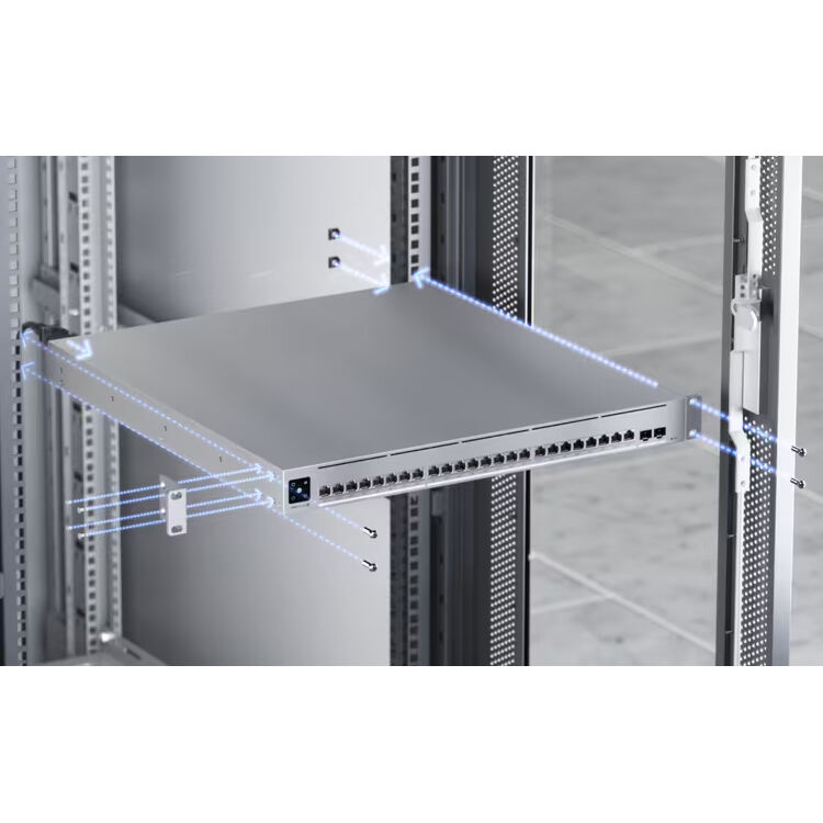 Ubiquiti Pro XG 24 PoE managed Layer 3 switch with 24 PoE++ ports and 25G SFP28 uplinks — view 12