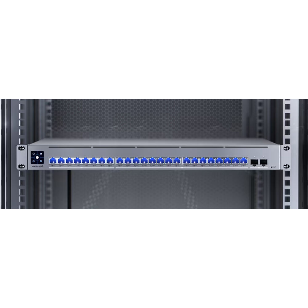 Ubiquiti Pro XG 24 PoE managed Layer 3 switch with 24 PoE++ ports and 25G SFP28 uplinks — view 13