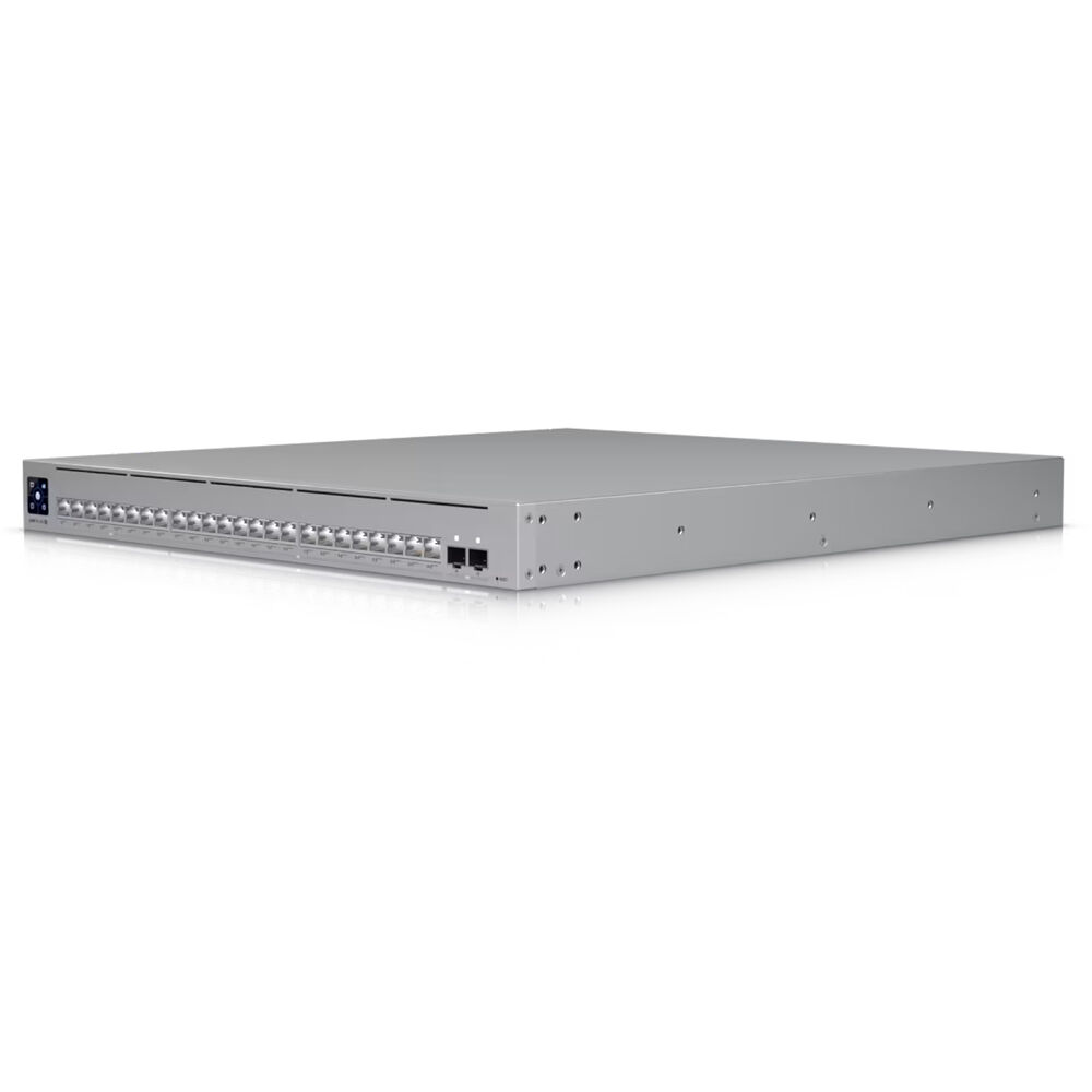 Ubiquiti Pro XG 24 PoE managed Layer 3 switch with 24 PoE++ ports and 25G SFP28 uplinks — view 3