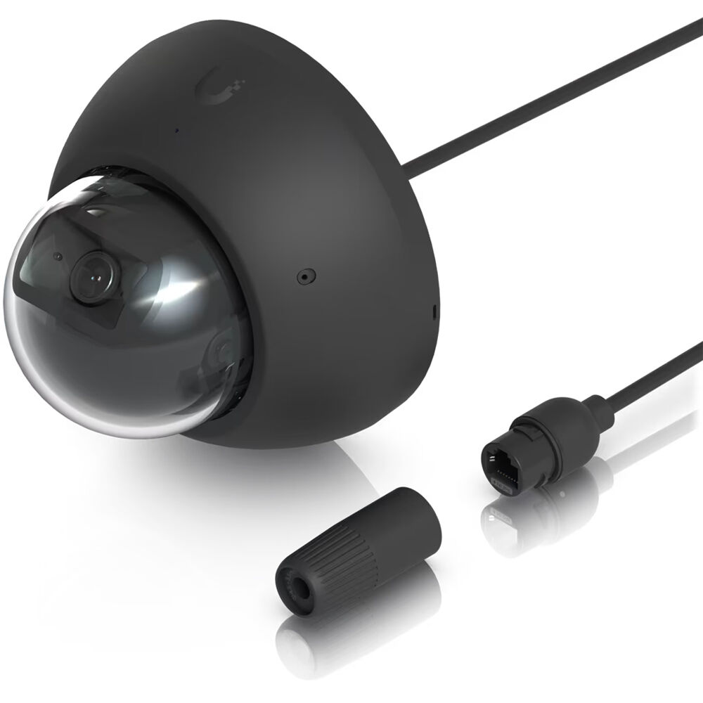 Ubiquiti AI Dome UVC-AI-DOME-B 8 MP 4K PoE dome camera with IK10 vandal resistance and IR night vision — view 4