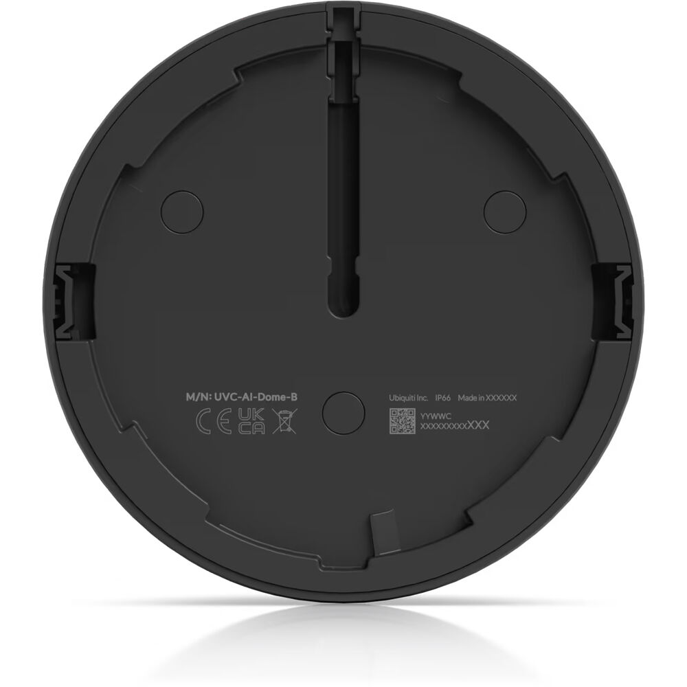 Ubiquiti AI Dome UVC-AI-DOME-B 8 MP 4K PoE dome camera with IK10 vandal resistance and IR night vision — view 5