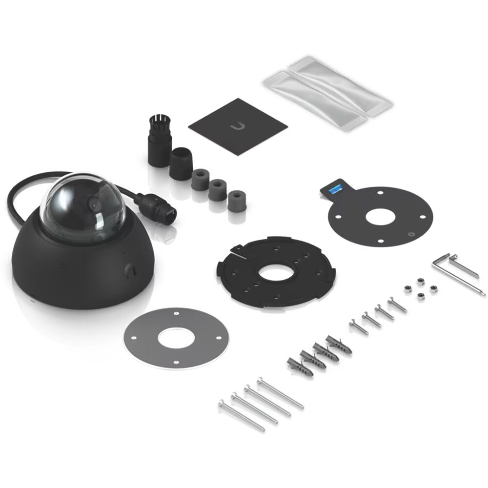 Ubiquiti AI Dome UVC-AI-DOME-B 8 MP 4K PoE dome camera with IK10 vandal resistance and IR night vision — view 7
