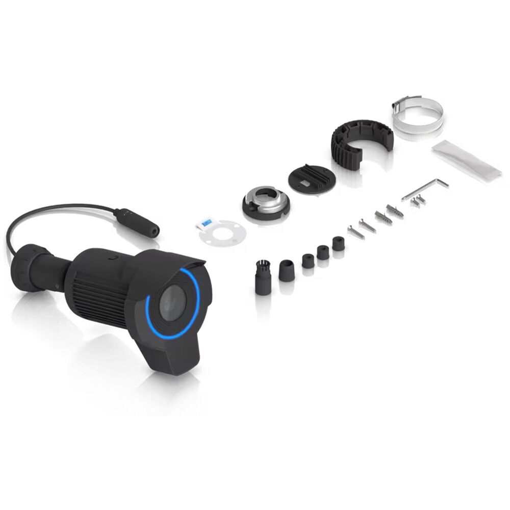 Ubiquiti AI LPR UVC-AI-LPR-B outdoor 8 MP 4K license plate camera with 3x optical zoom and IR night vision — view 7