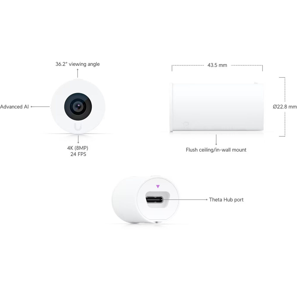 Ubiquiti UVC-AI-THETA-LENS-LD long-distance lens accessory for AI Theta Hub — view 3