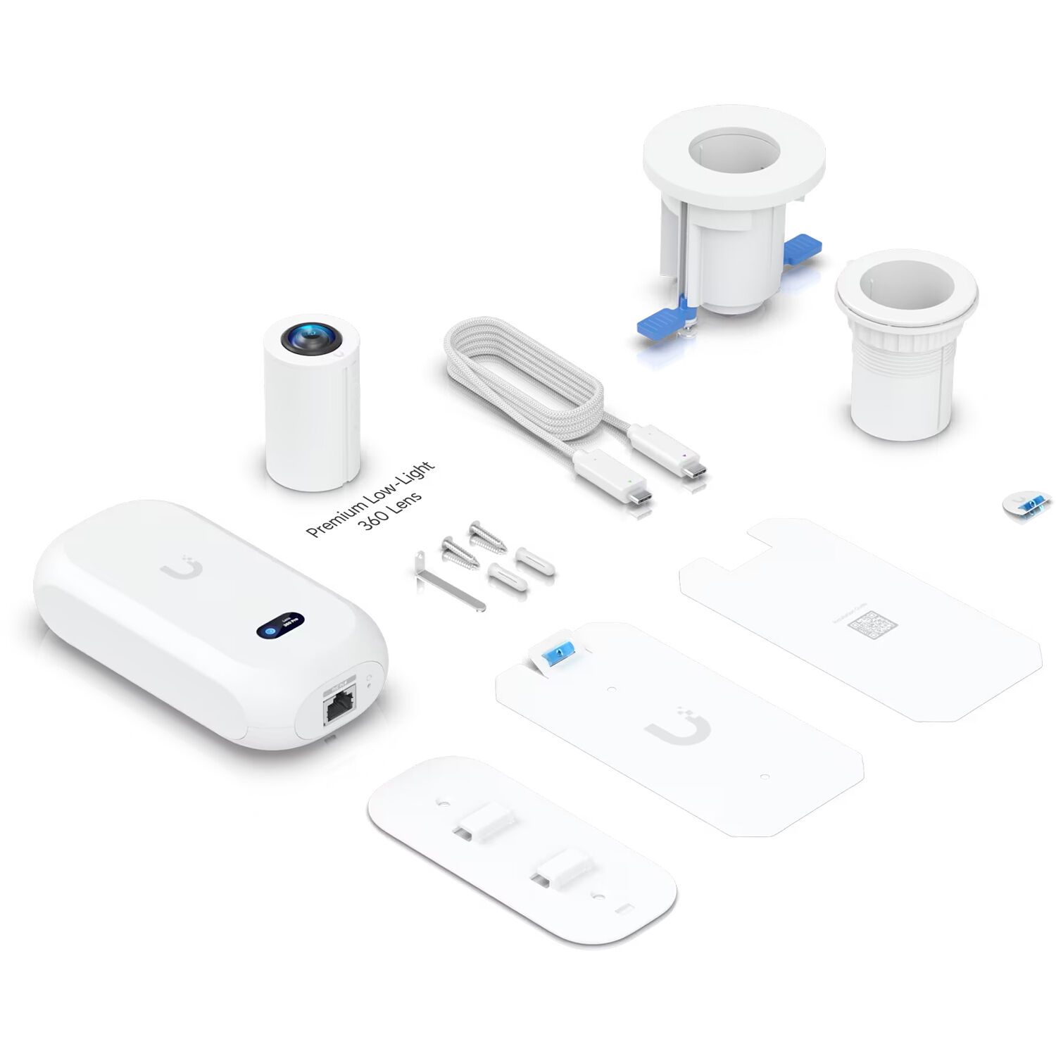Ubiquiti AI Theta Professional ceiling-mounted 360 degree surveillance camera system for discreet indoor coverage — view 5