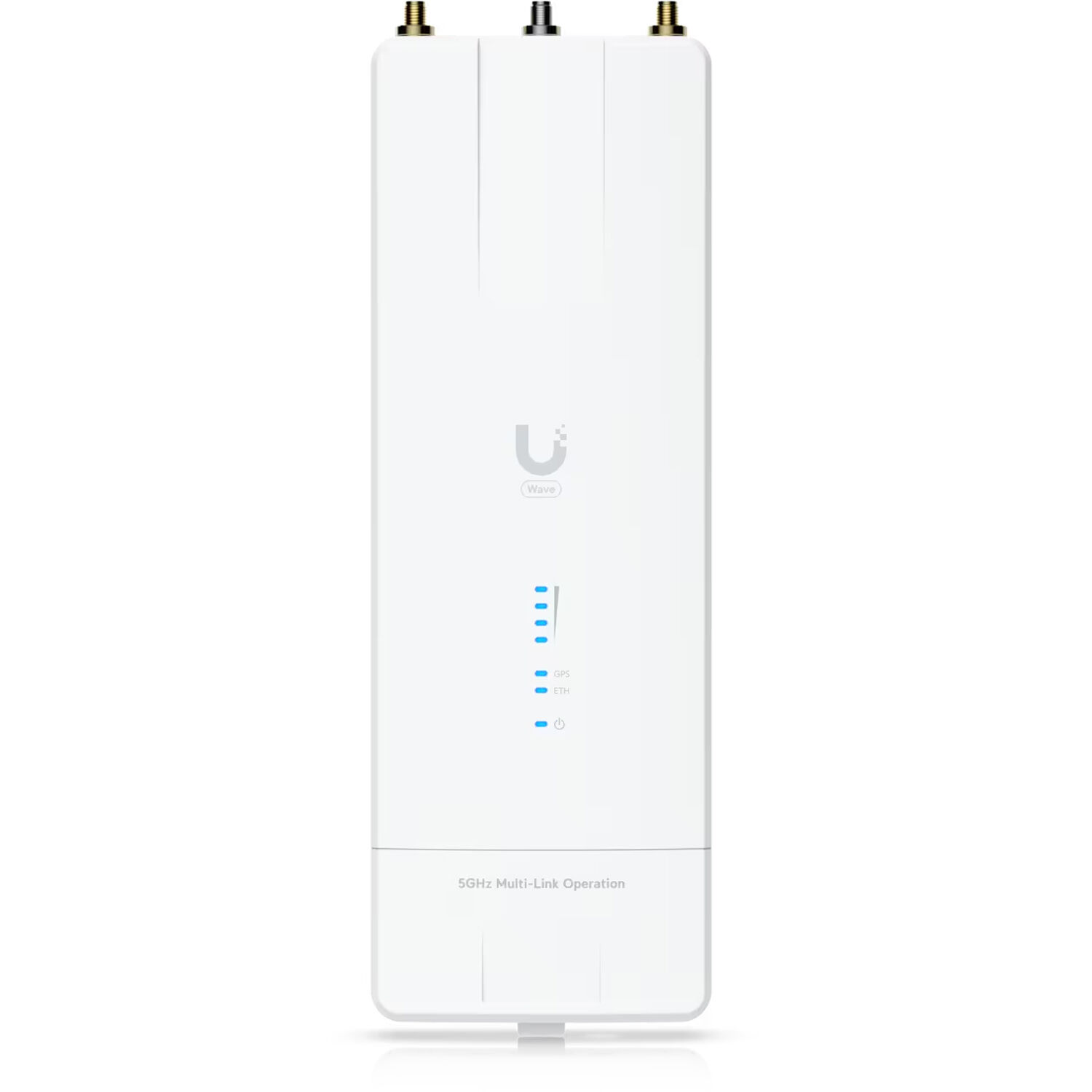 Ubiquiti Wave MLO5 outdoor Wi-Fi 7 access point with directional antenna and pole mount — view 2