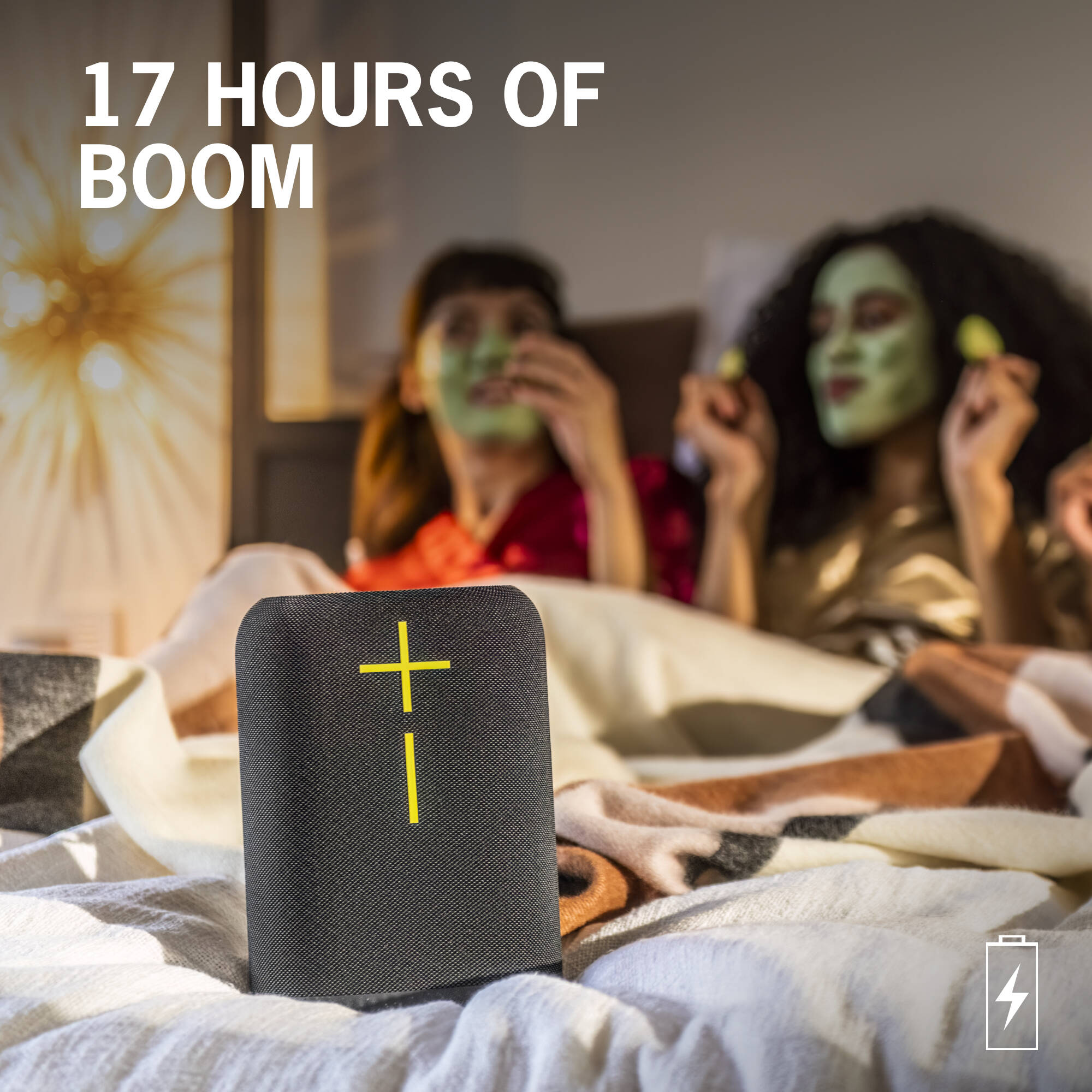 Logitech UE EPIC Boom portable Bluetooth speaker for outdoor audio with water and dust protection — view 8