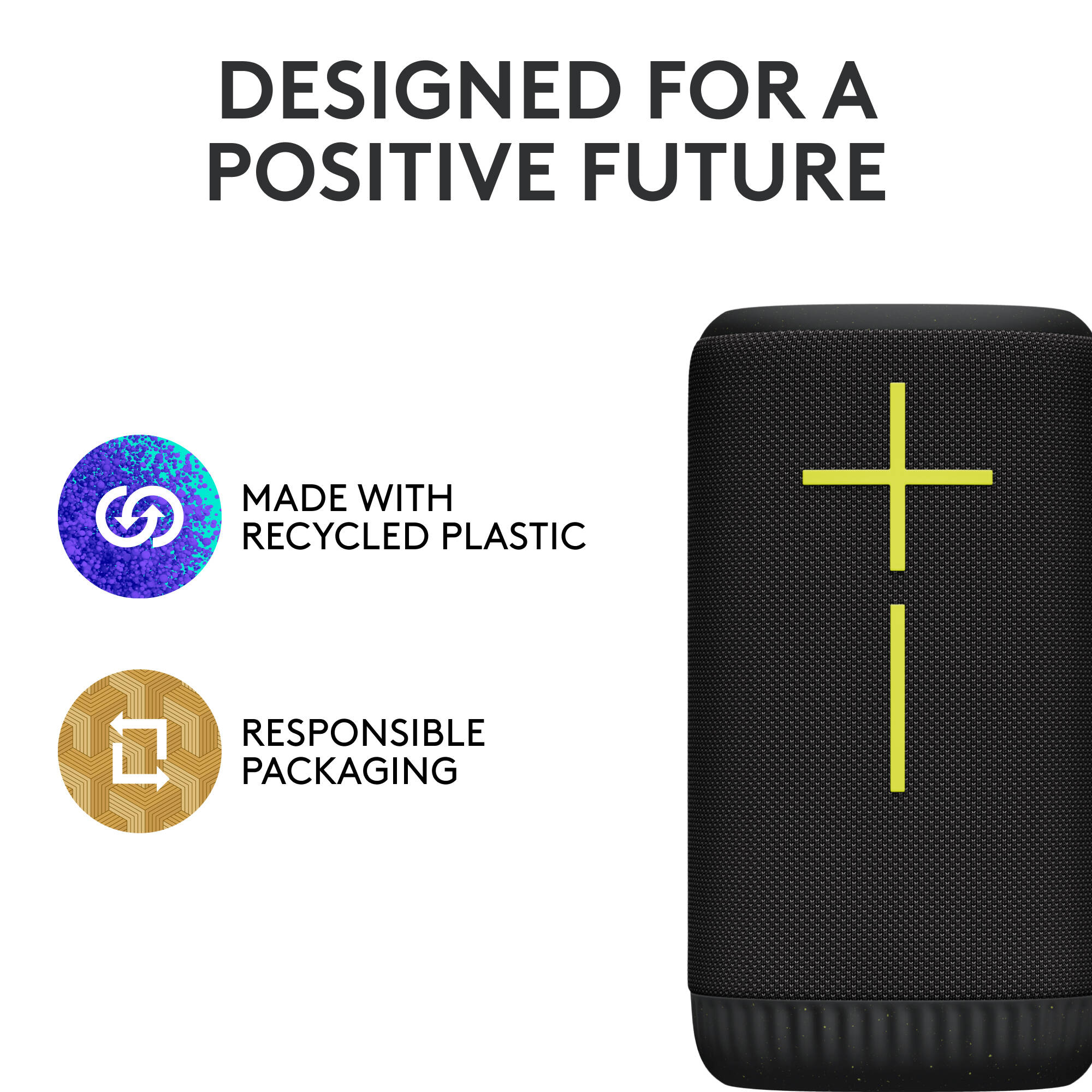 Black UE EVERBOOM portable Bluetooth speaker with rugged outdoor-ready design — view 7