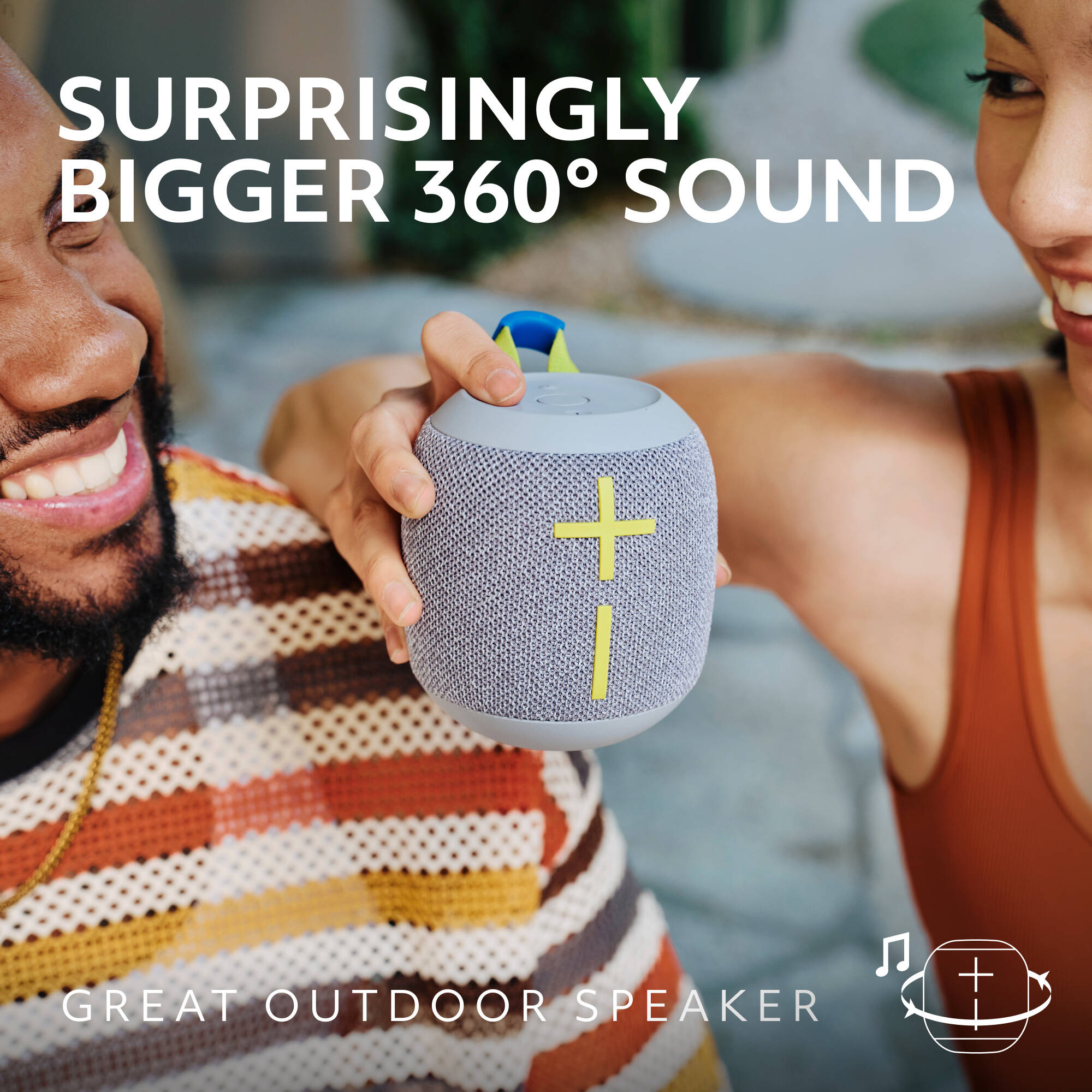 Ultimate Ears WONDERBOOM 4 portable Bluetooth speaker in black — view 2