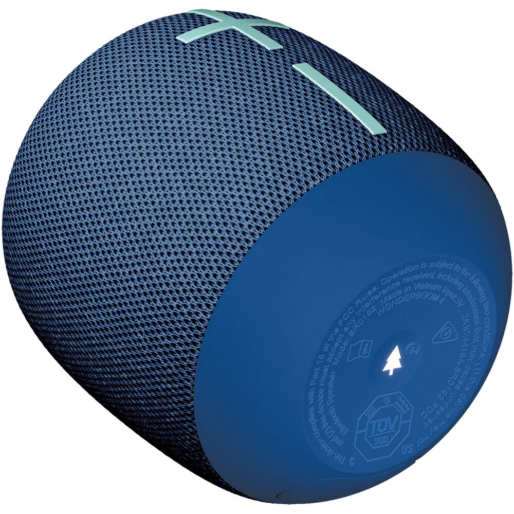 UE WONDERBOOM 4 portable Bluetooth speaker in Blue, compact small-footprint design — view 12
